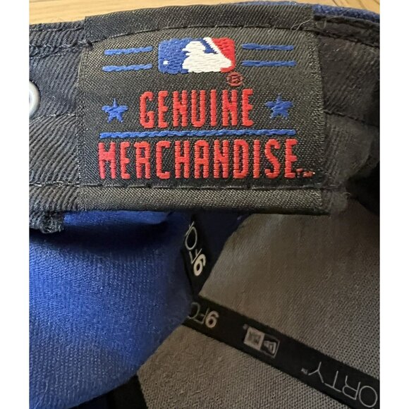 Chicago Cubs MLB New‎ Era Glitter Blue Womens Strapback  Baseball Cap Hat - Picture 6 of 8